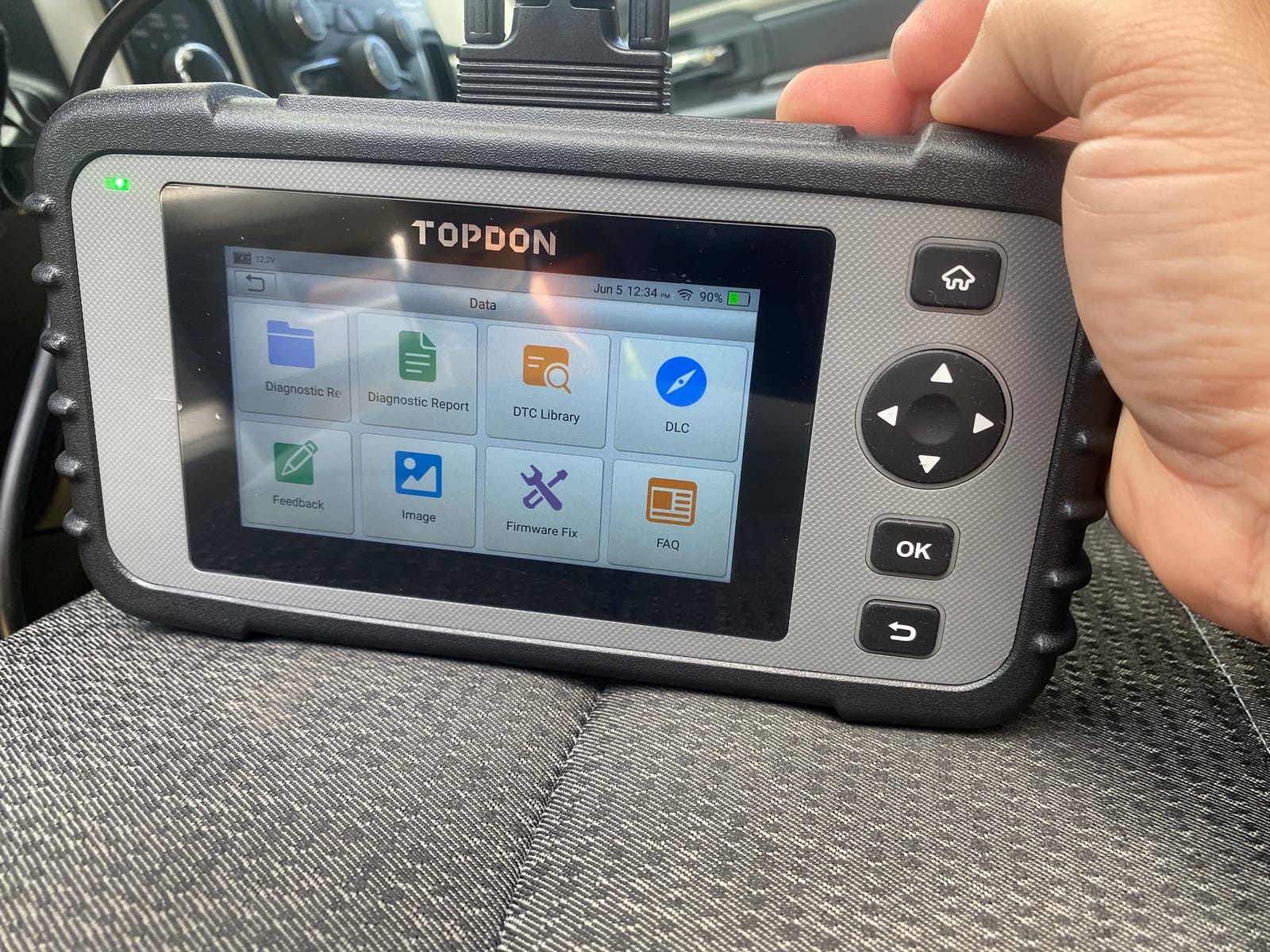 TOPDON AD500 OBD2 Scanner Car Diagnostic Tool, Engine ABS SRS Transmission customer photo 2