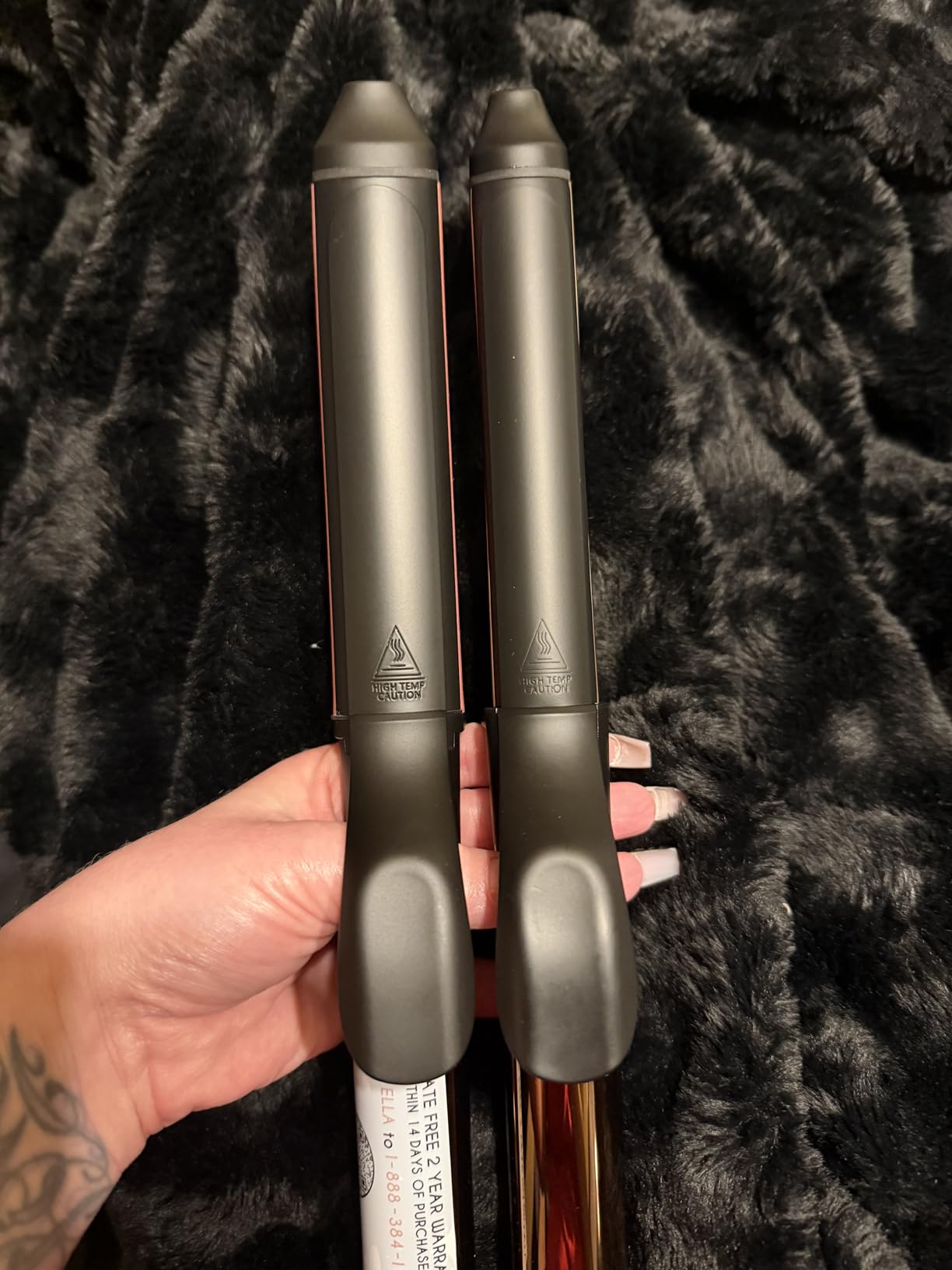 ELLA BELLA® Curling Iron 1 Inch, Professional Ceramic Wand, All Hair Types customer photo 1