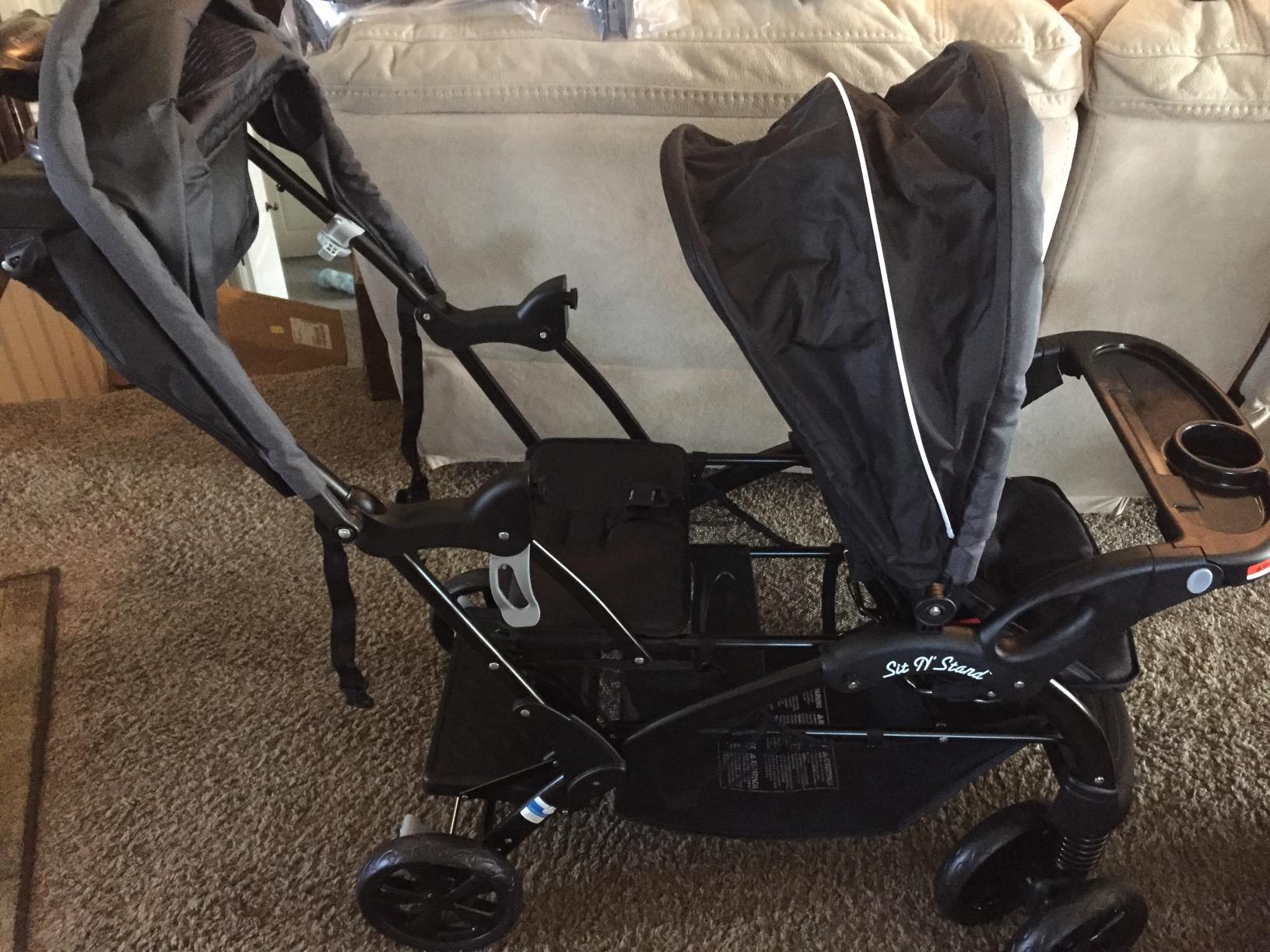 Baby Trend Sit N’ Stand® Double Stroller, Desert Blue customer photo 1