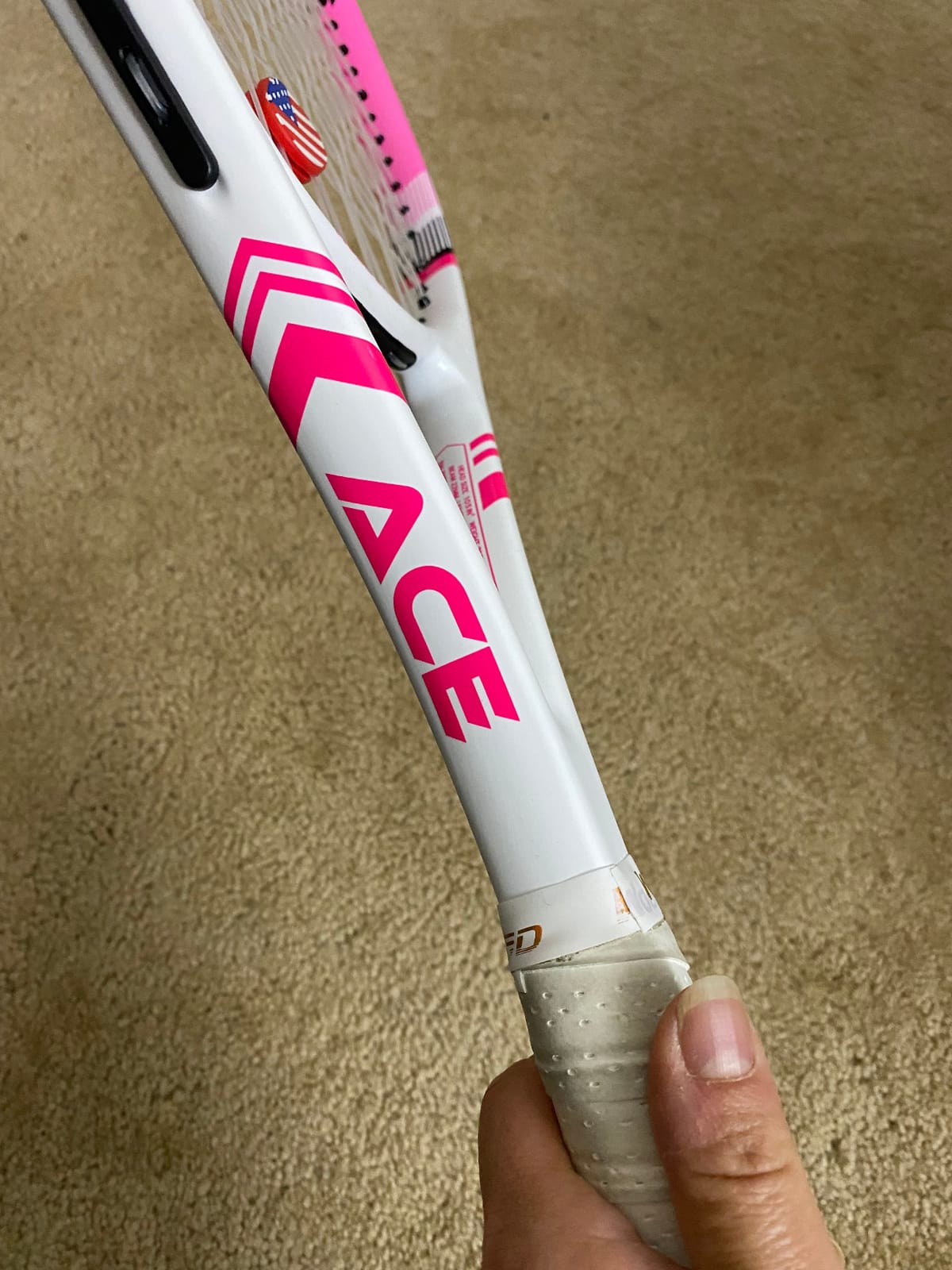 Pro Tennis Racket for Adults, 2 Player 27 inch Speed Tennis Racquet Acceptable for Beginner and Professional with 3 Tennis Balls, 2 Vibration Dampes, 2 Overgrips, Tennis Bag customer photo 2