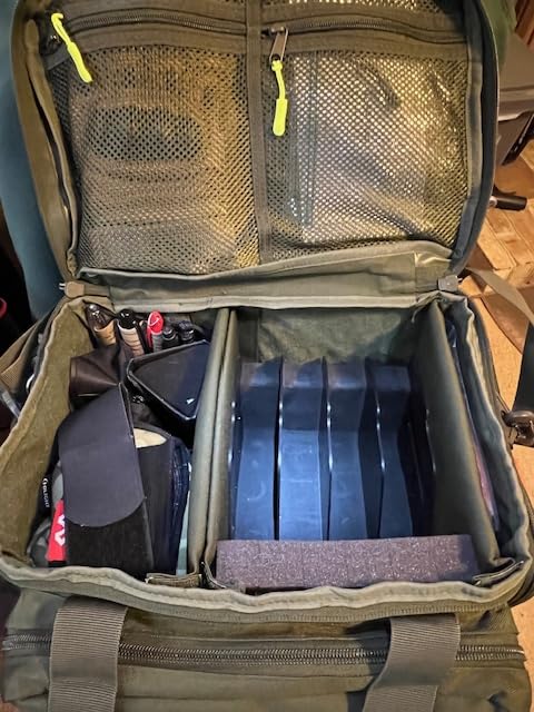 DSLEAF Tactical Gun Range Bag for 4 Handguns, Pistol Range Bag for Shooting customer photo 1