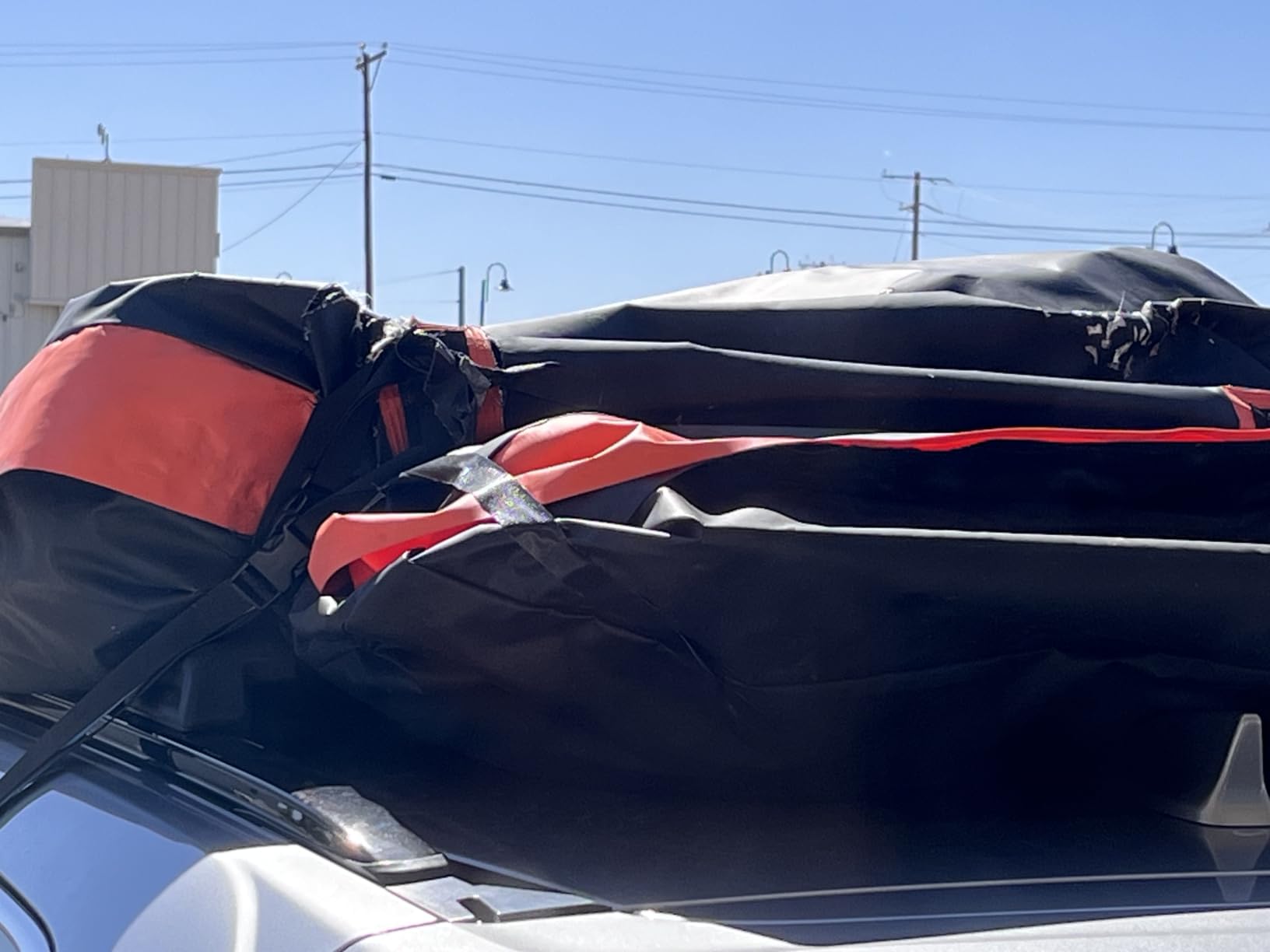 Car Rooftop Cargo Carrier Bag, 21 Cubic Feet 100% Waterproof Heavy Duty 840D Car Roof Bag for All Vehicle with/Without Racks - Anti-Slip Mat, 6 Door Hooks, Storage Bags, 2 Extra Straps, Luggage Lock customer photo 2