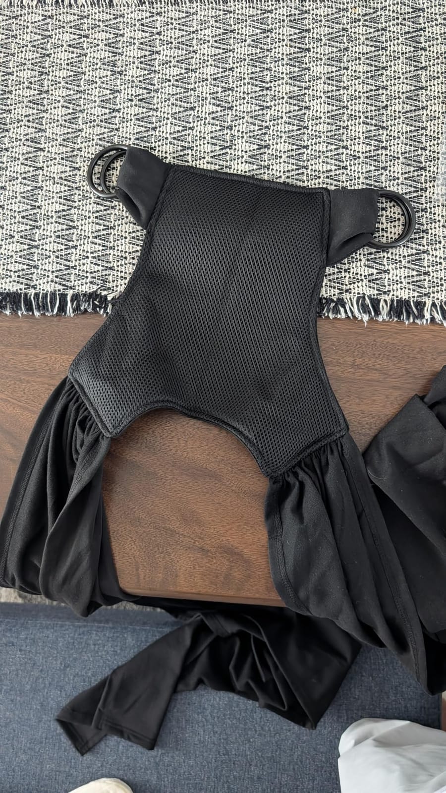 Momcozy Baby Wrap Carrier, Easy-On 2-Piece Design, Newborn to 33 lb customer photo 1