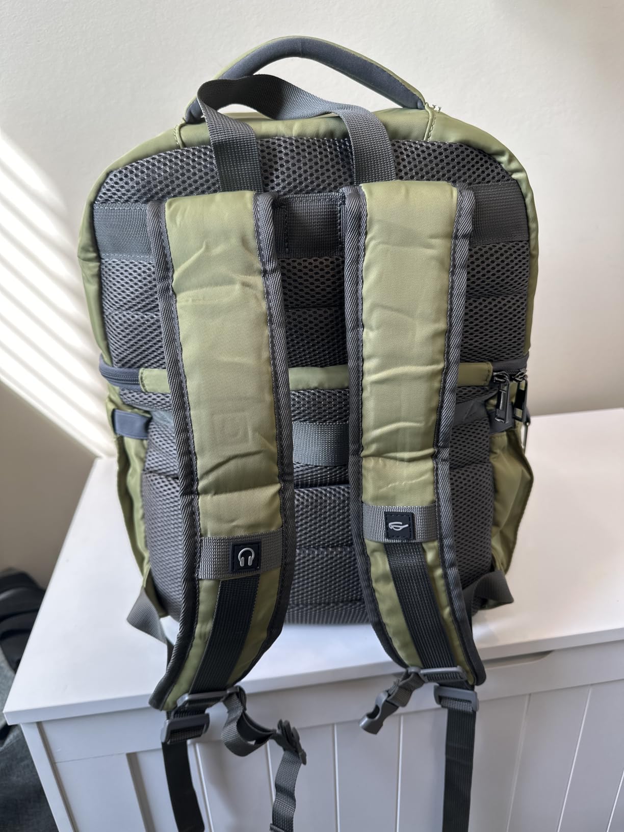 Cooler Backpack,Insulated Backpack Cooler Leakproof Double Deck Cooler Bag for Men Women RFID Lunch Backpack customer photo 1