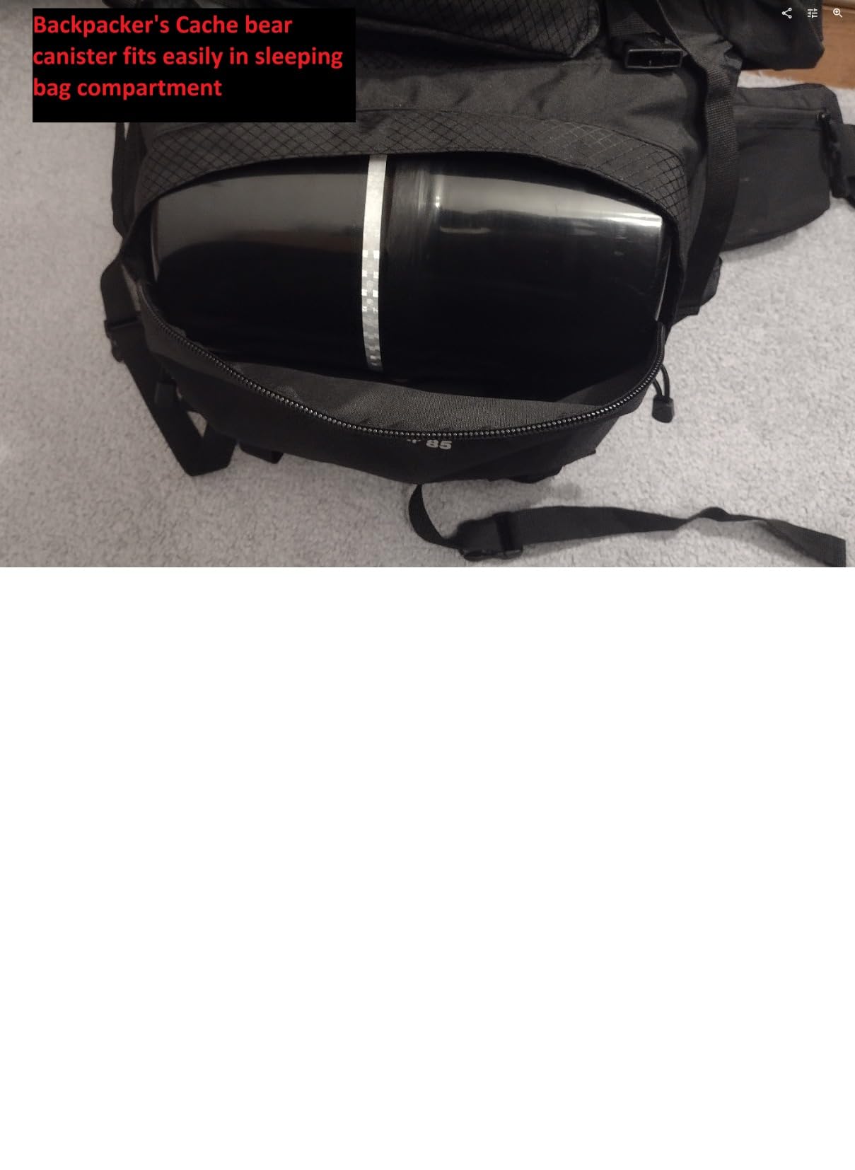 Teton 65L Explorer Internal Frame Backpack for Hiking, Camping, Backpacking, Rain Cover Included, Olive customer photo 2