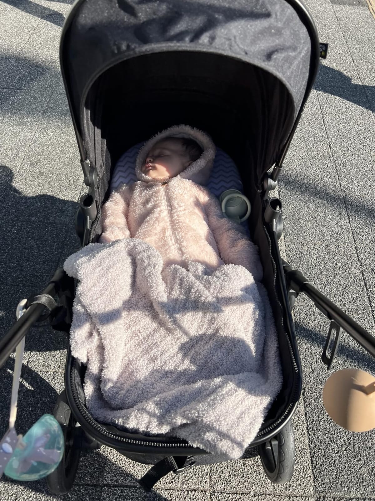 Mompush Wiz 2-in-1 Bassinet Stroller Reversible Seat, One-Hand Fold, Sage | Newborn to toddler, large wheels with suspension, multi-position recline, UPF 50+ canopy, large basket, cup holder included customer photo 1