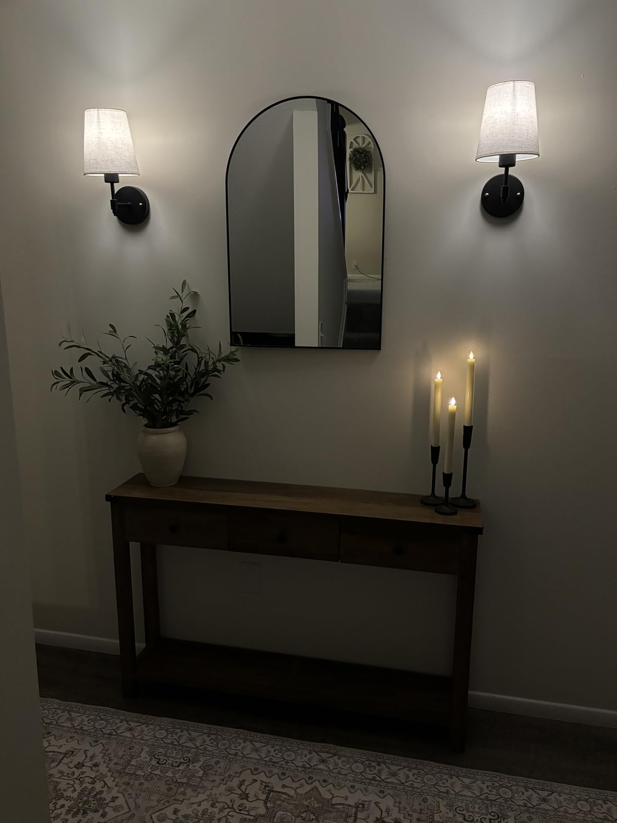 HARRITPURE Arched Wall Mirror 24
