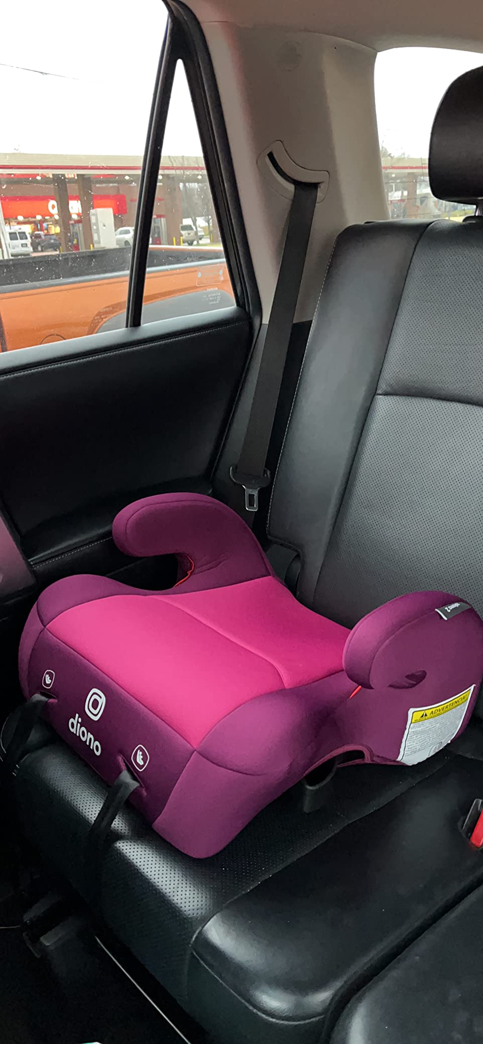 Diono Solana 2 XL 2022, Dual Latch Connectors, Lightweight Backless Belt-Positioning Car, 8 Years 1 Booster Seat, Black customer photo 1