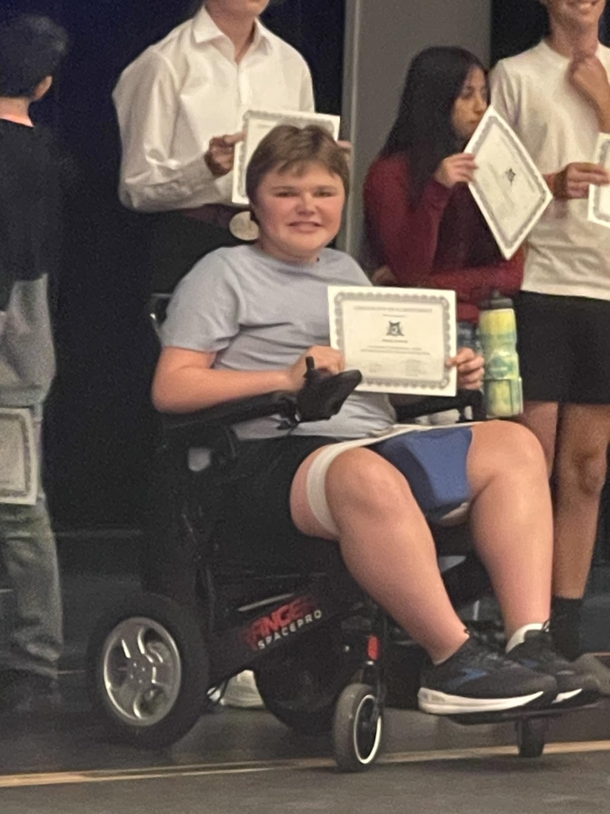 Porto Mobility Ranger SpacePro XL Carbon Fiber Lighweight Foldable Next Generation Electric Wheelchair (Carbon, XL Wide Seat) customer photo 2