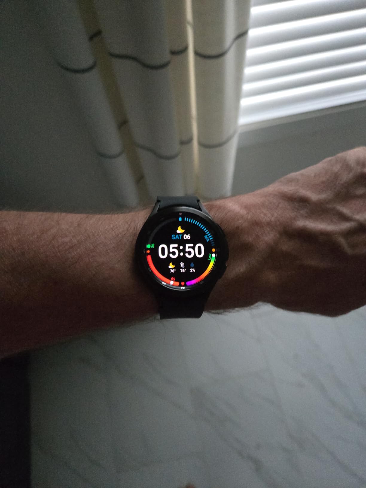 Samsung Electronics Galaxy Watch 4 Classic 46mm Smartwatch with ECG Monitor Tracker for Health Fitness Running Sleep Cycles GPS Fall Detection Bluetooth US Version, Black (Renewed) customer photo 1