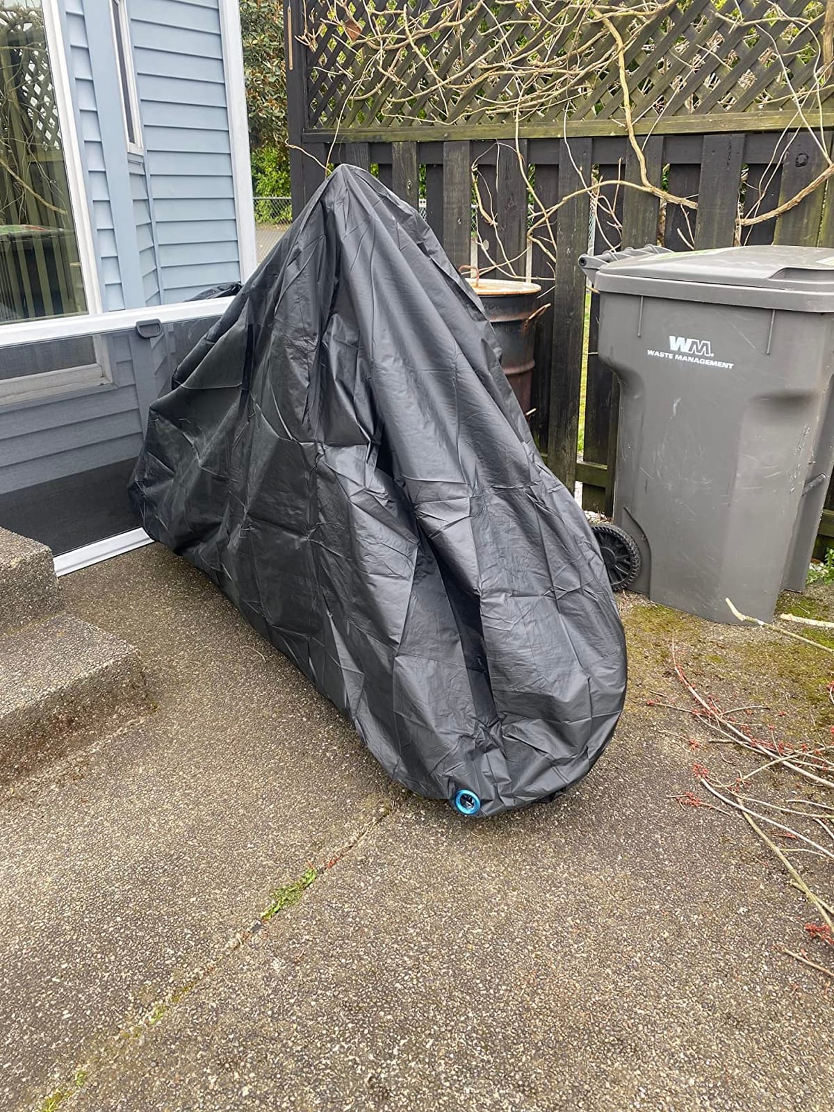 Hanmir Motorcycle Cover Waterproof Outdoor with Lock-Holes & Storage Bag customer photo 2