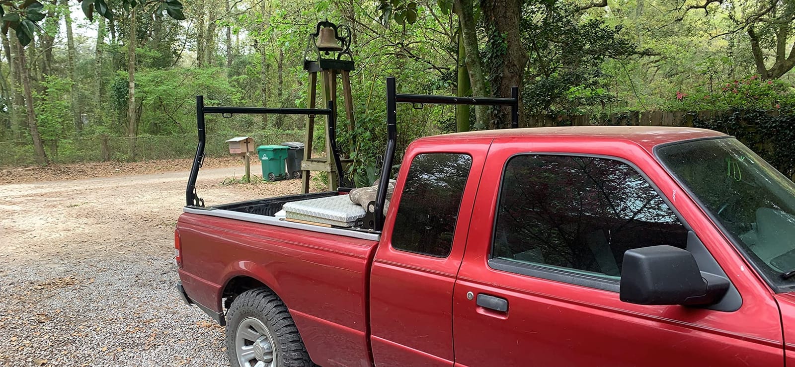 Ladder Rack for Truck Non-Drilling, 800 lbs Capacity customer photo 2