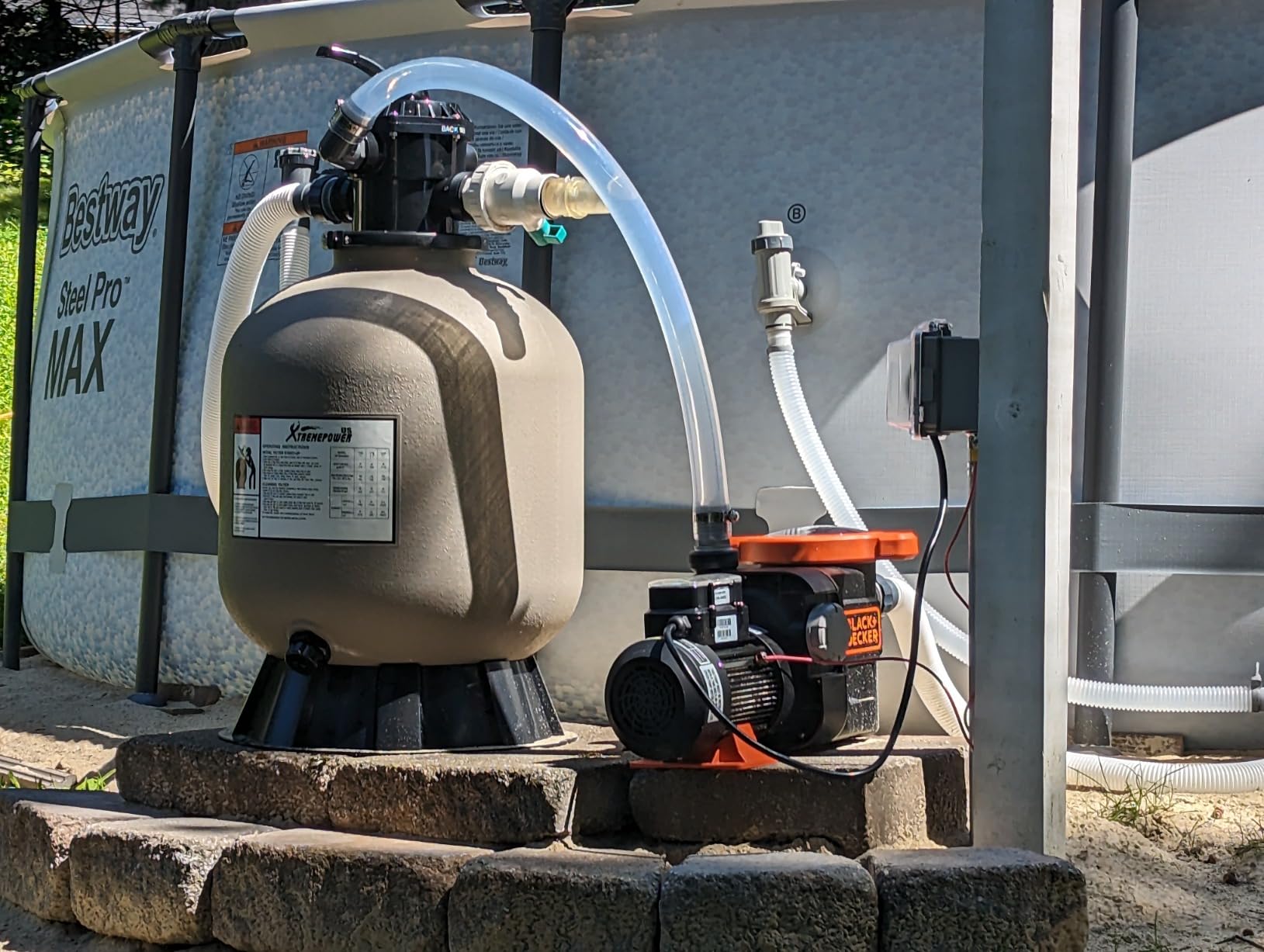 BLACK+DECKER 1.5 HP Variable Speed Above Ground Pool Pump – WiFi Enabled, Energy Star Certified customer photo 1