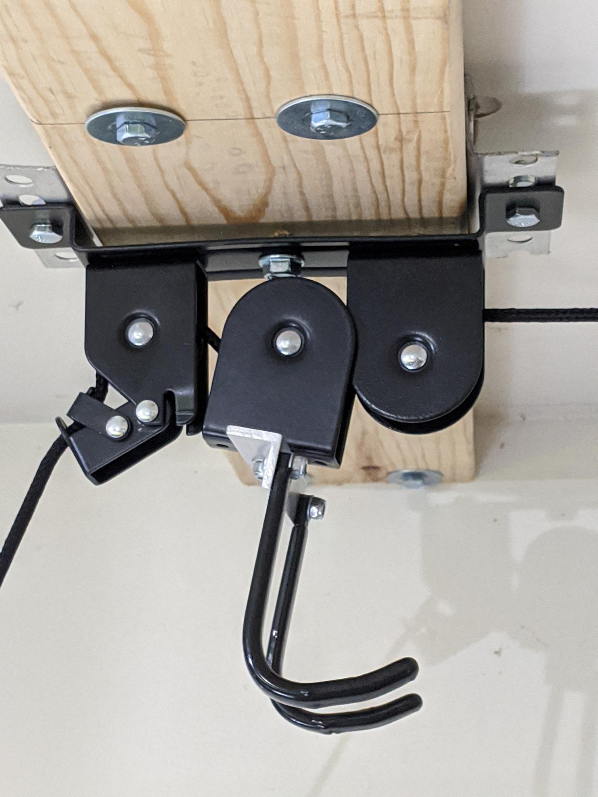 Wallmaster Ceiling Bike Hanger, Bicycle Lift Hoist Pulley System for Garage customer photo 1