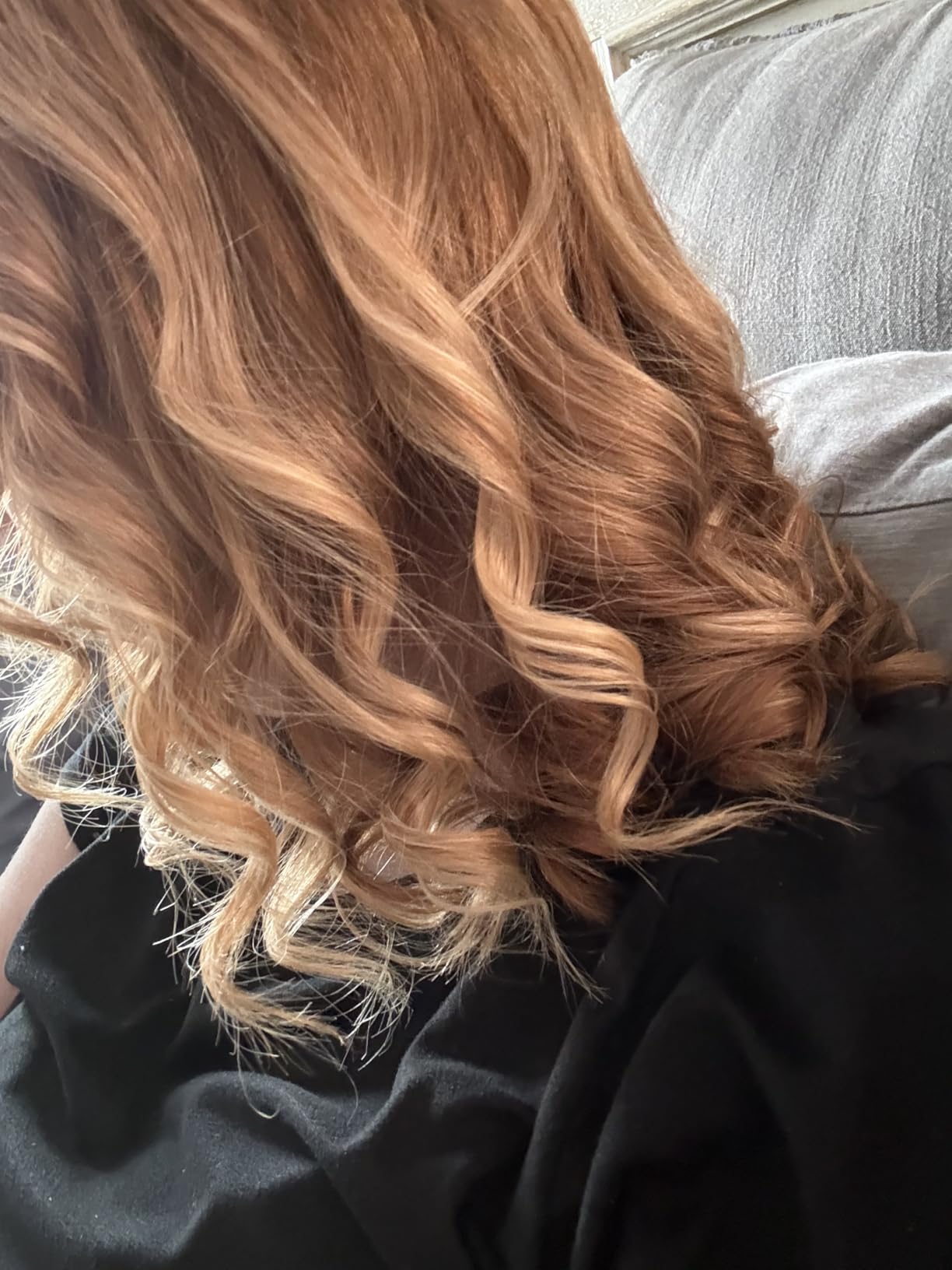 Remington Shine Therapy Curling Wand, 1 Inch, Argan Oil & Keratin | Argan Oil and Keratin infused, Straight Barrel for Loose Waves, Includes Heat Glove, Ceramic Technology for Smooth Shine customer photo 2