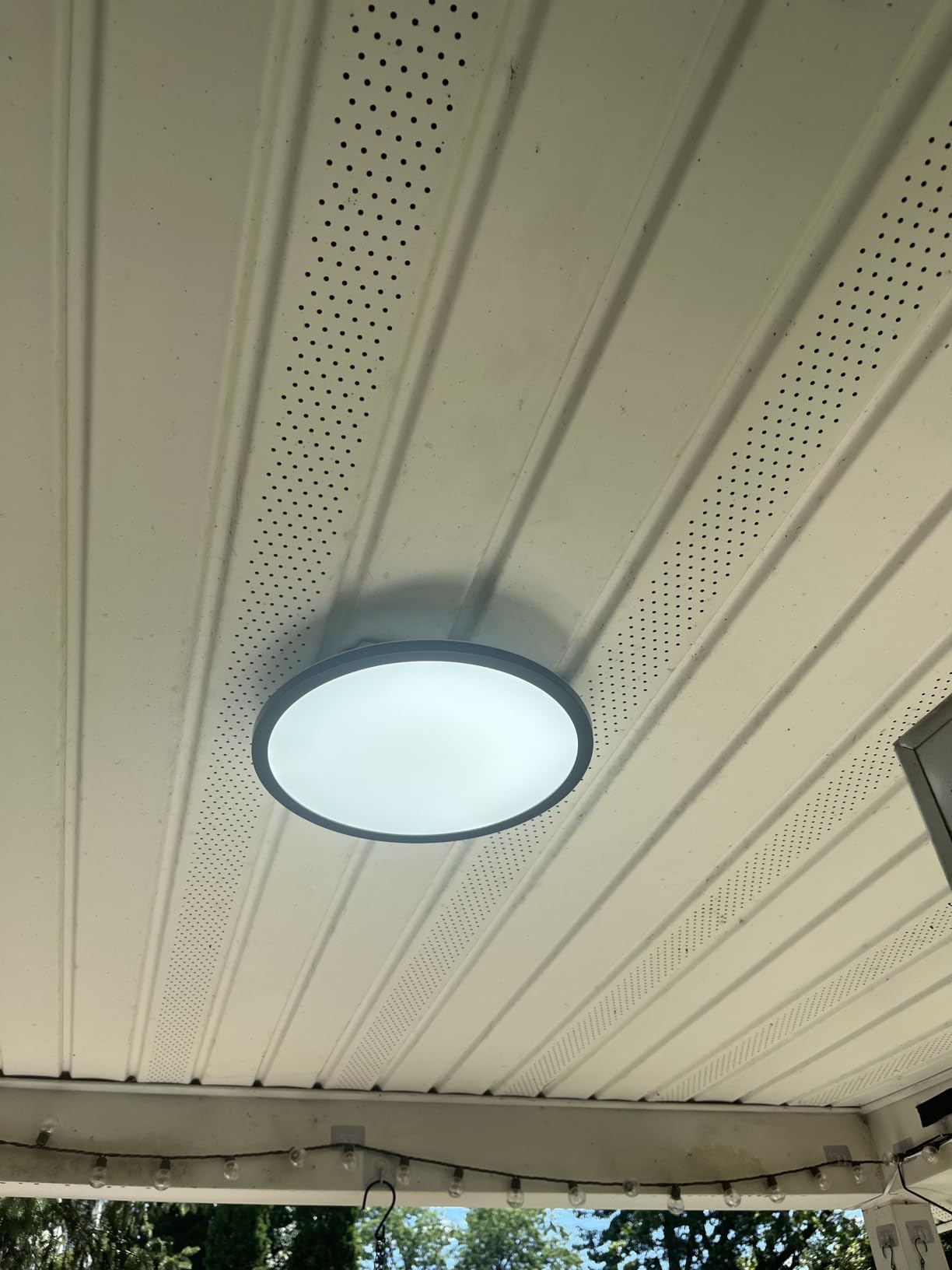 hepside 2PACK Flush Mount LED Ceiling Light Fixture Black, 12Inch 28Watt, Dimmable & 3000K-4500K-6000K Ceiling Lamp 3200LM Low Profile Ceiling Light for Kitchen Bedroom Hallway Porch customer photo 1