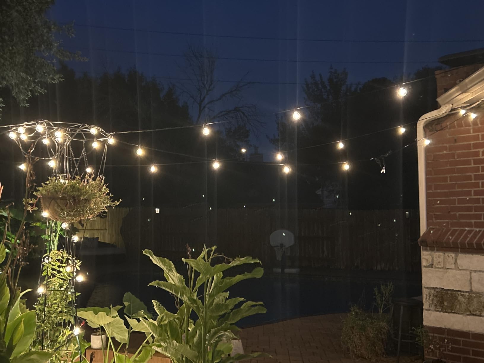 Outdoor String Lights, 55(50+5) FT 25 Bulbs IP65 Waterproof Patio Lights customer photo 2