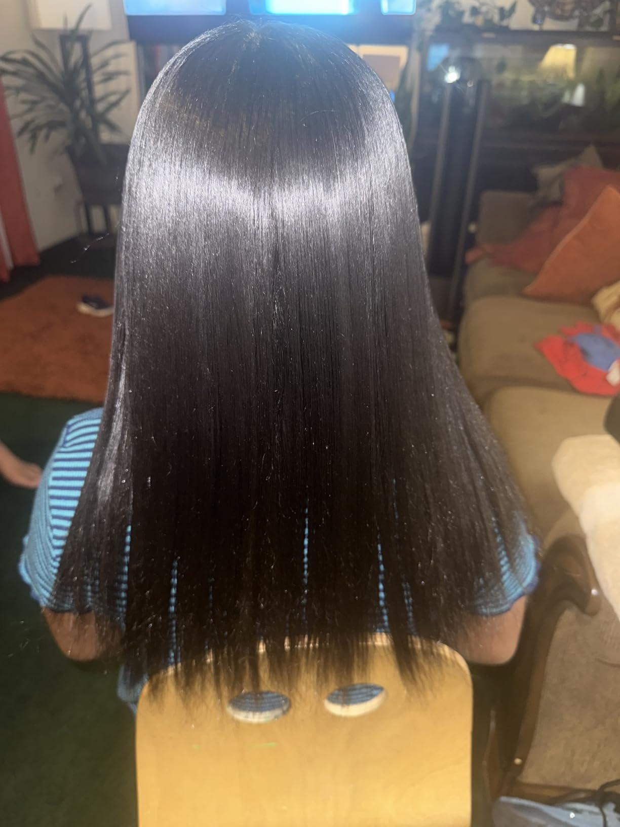 VANESSA PRO 2 Inch Titanium Flat Iron, Easy One Pass Styling for Thick Hair customer photo 1