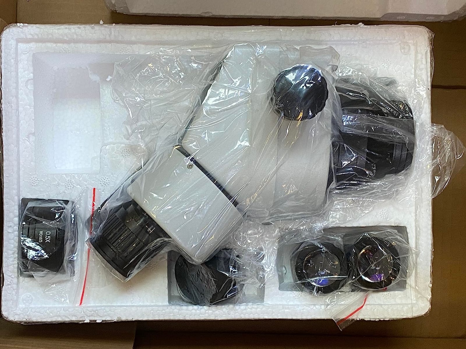 DZQ ZQ-1 Multi-Directional Microscope 7X-45X Magnification 0.5X Barlow Lens customer photo 2