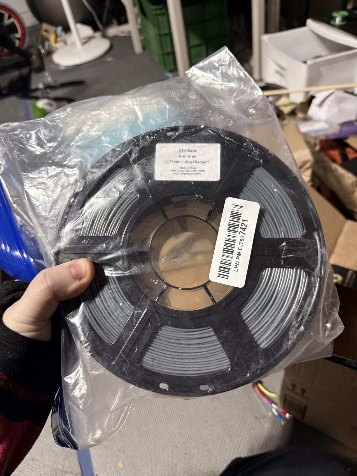 FLASHFORGE ASA Filament 1.75mm Black, 3D Printer Filament 1kg (2.2lbs) Spool, Dimensional Accuracy +/- 0.02mm, Durable, High UV-Resistant, Perfect for Printing Outdoor Functional Parts customer photo 2