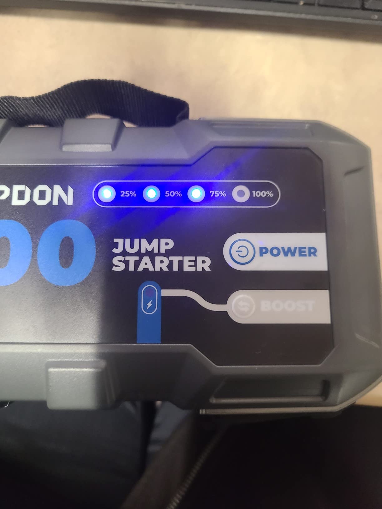 TOPDON JS3000 Jump Starter, 3000A, Boost Mode, 9L Gas/ 7L Diesel Engines customer photo 1