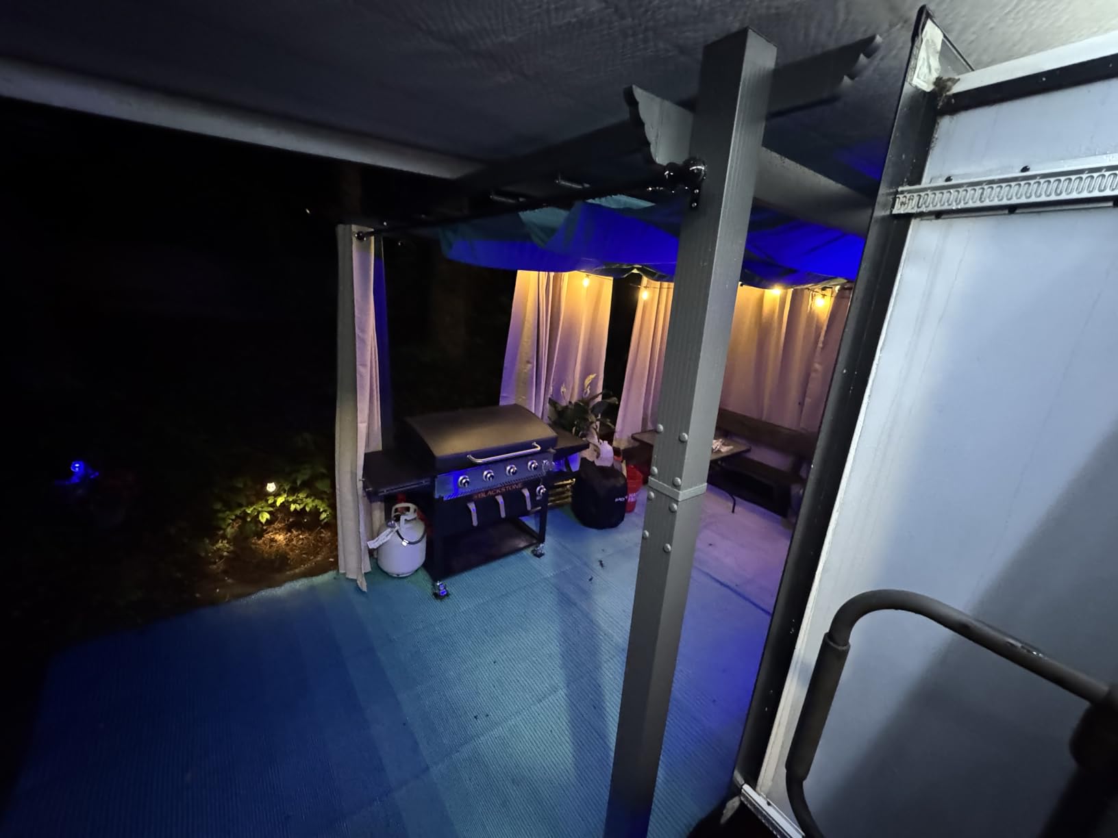 Kozyard Morgan Outdoor Retractable Pergola with Sun Shade Canopy customer photo 1