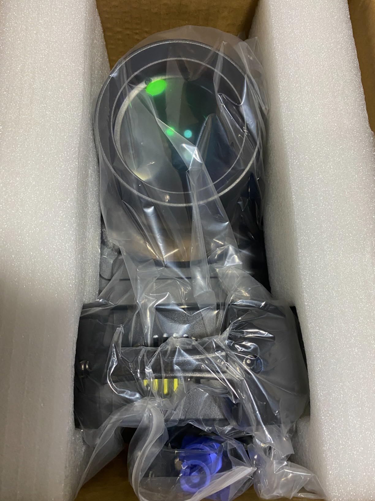 150W Moving Head DJ Lights LED Stage Light Mini Beam Spot 8 Gobos 8 Colors Stage Lighting DMX 512 12CH with Sound Activated for Wedding Live Show Disco Events Party(150W, 1) customer photo 1