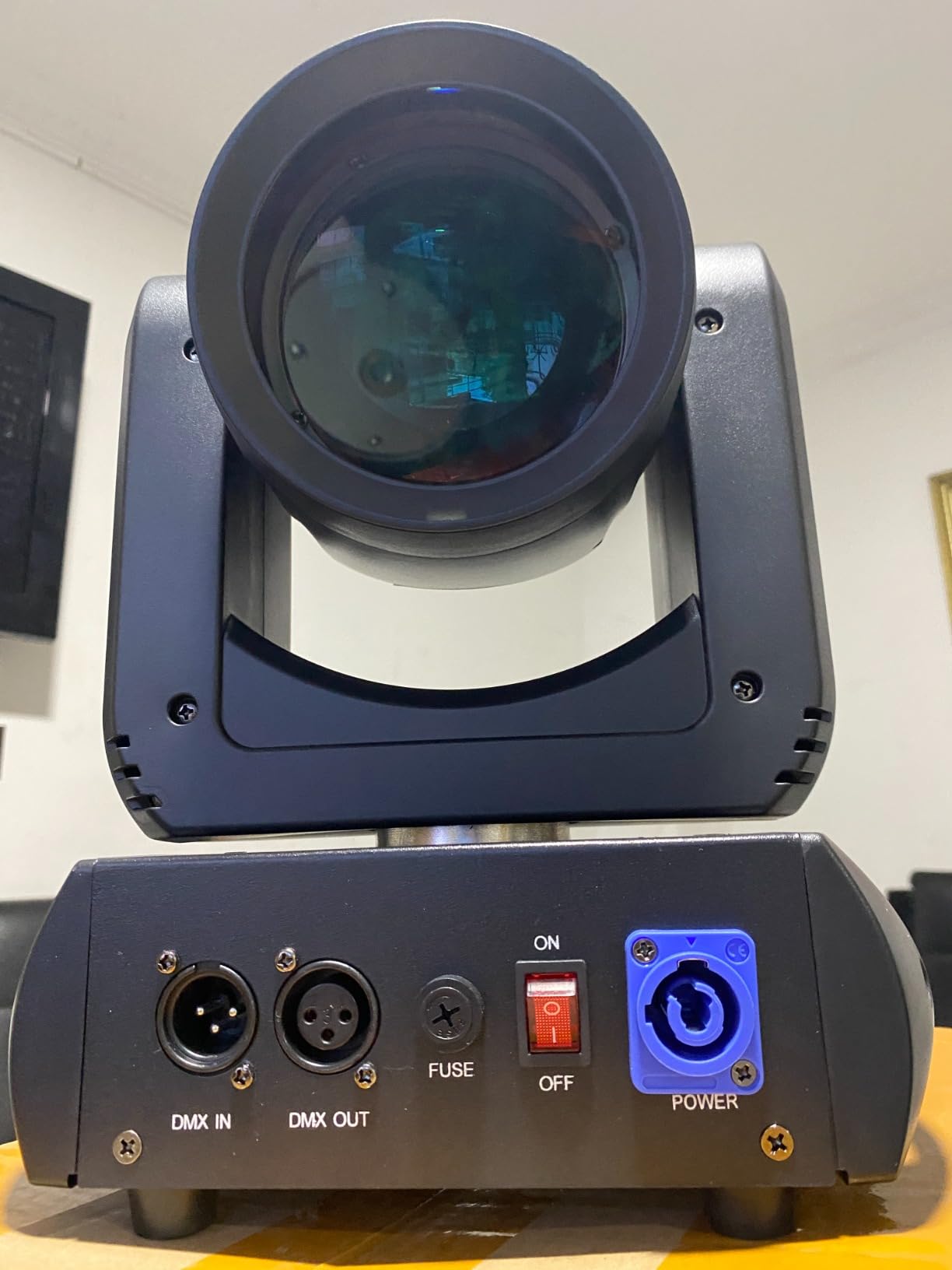 150W Moving Head DJ Lights LED Stage Light Mini Beam Spot 8 Gobos 8 Colors Stage Lighting DMX 512 12CH with Sound Activated for Wedding Live Show Disco Events Party(150W, 1) customer photo 2