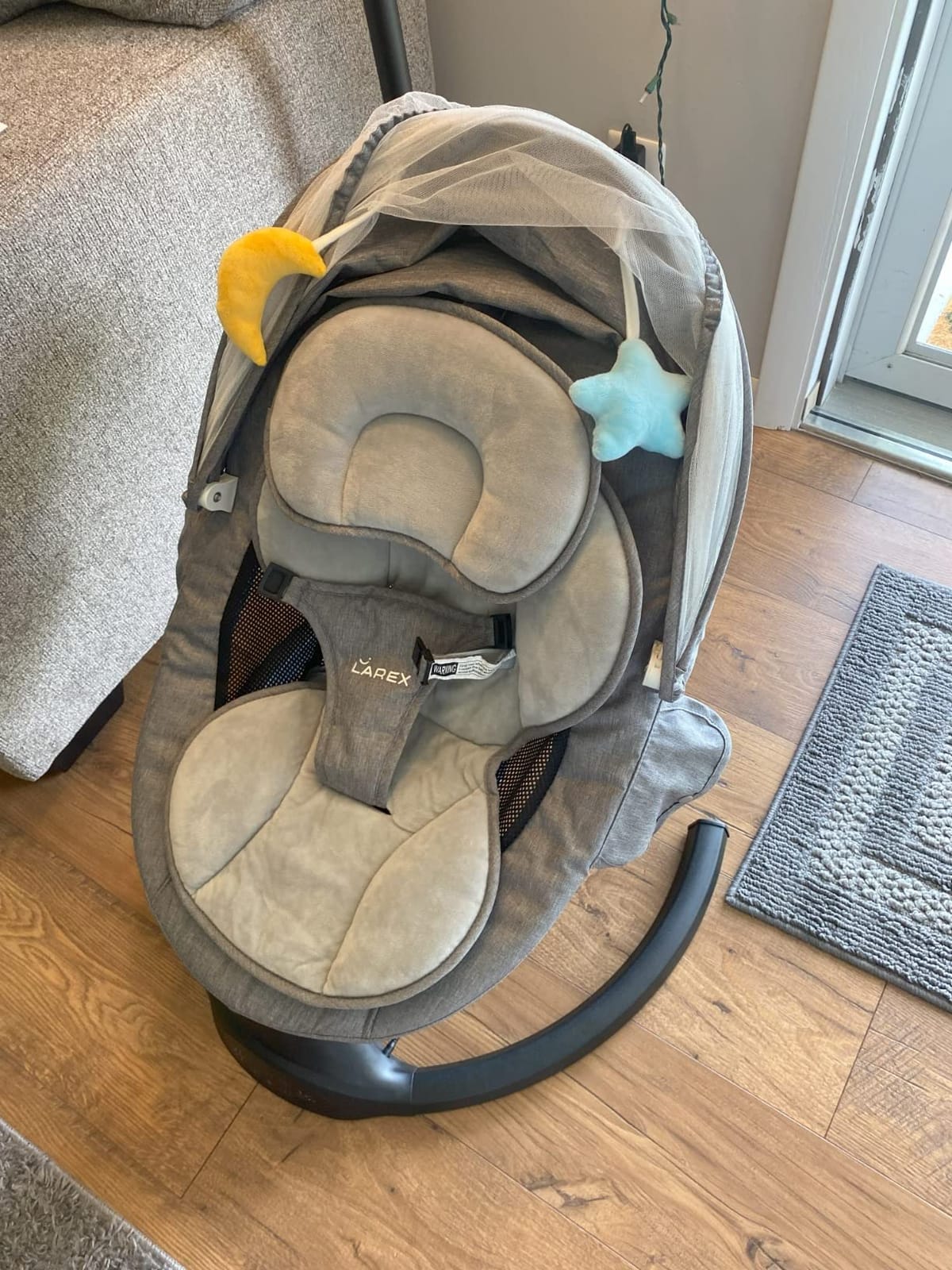 LAREX Baby Swing for Infants to Toddler with Remote Control & Bluetooth customer photo 2