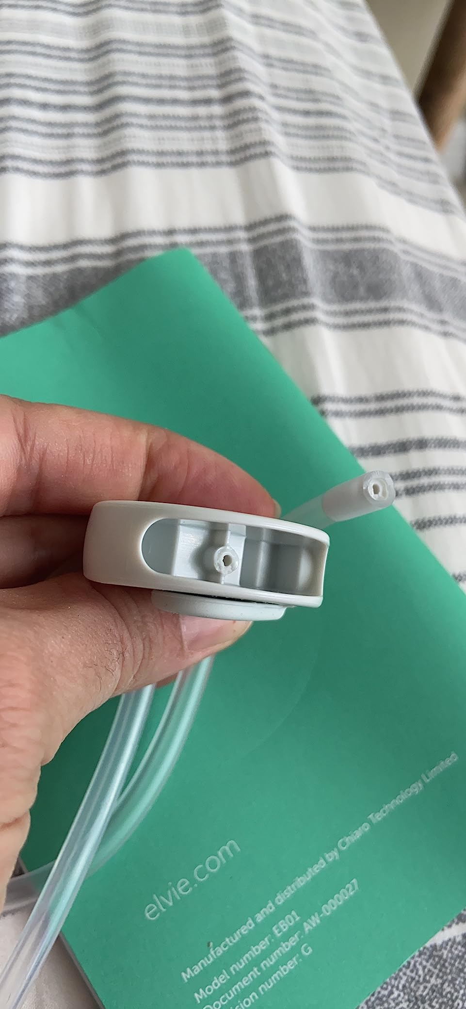 Elvie Stride Hospital-Grade, App-Controlled Breast Pump - Hands-Free, Wearable, Ultra-Quiet & Electric with 2-Modes, 10-Settings & 5oz Capacity per Cup customer photo 1