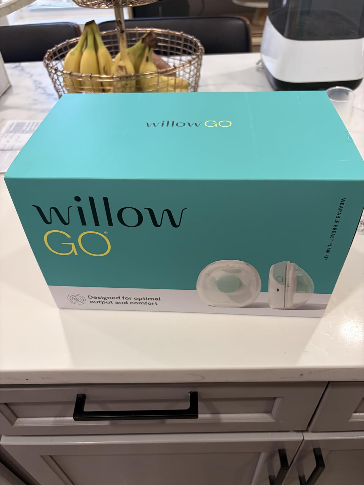 Willow Go Wearable Breast Pump, Hands Free Double Electric Breast Pump, Wireless In-Bra Design with 15 level Hospital Grade Suction, includes 24mm & 21mm Flanges & 5oz Reusable Containers, App enabled | Wireless in-bra design, 15 level hospital grade suction, includes 24mm & 21mm flanges, 5oz reusable containers, app enabled customer photo 1