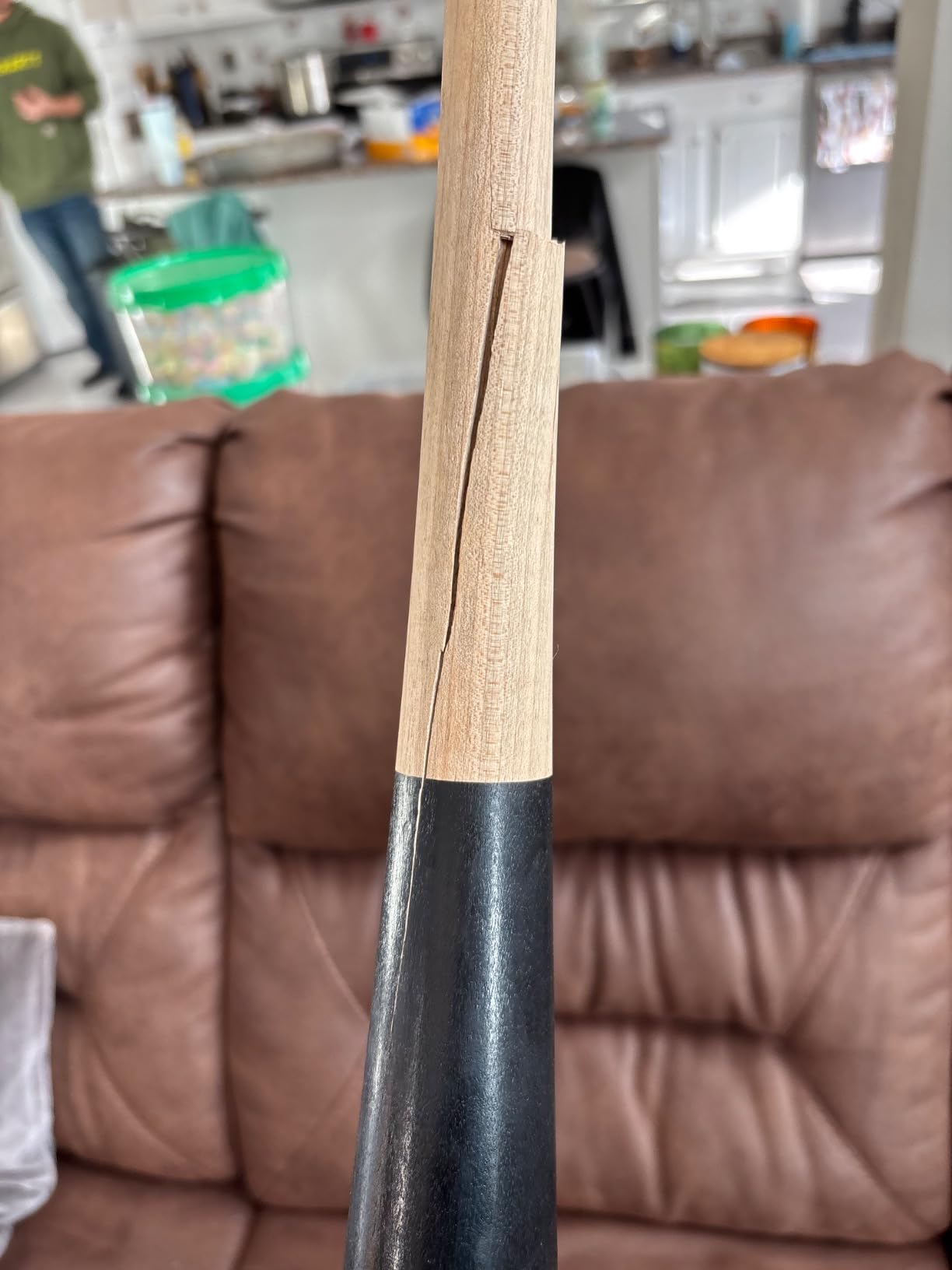 Louisville Slugger Youth Genuine Y125 Natural-Black Baseball Bat customer photo 1