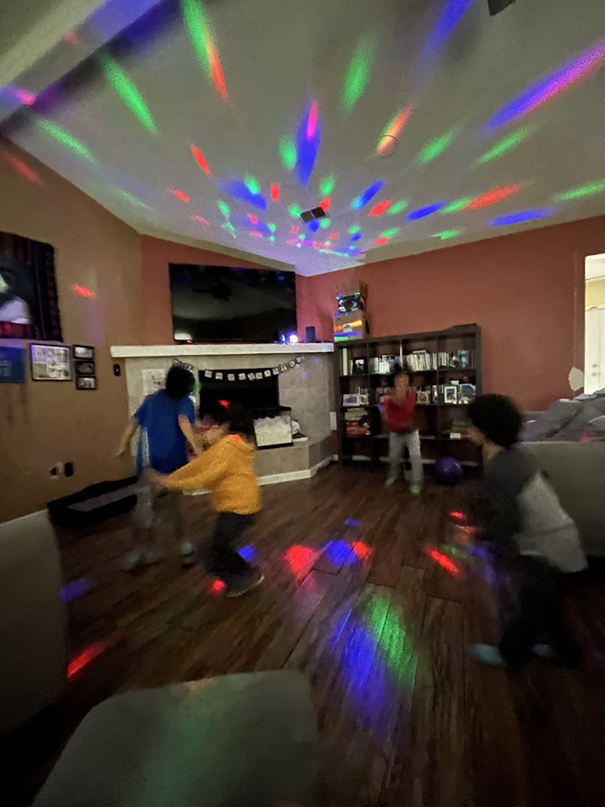 Disco Ball Light, Party Favors & Decorations, USB LED Mini Sound Activated DJ Dance Colourful RGB Strobe Lamp for Home Room Dance Karaoke Xmas Halloween Happy Birthday Wedding Club Show customer photo 1