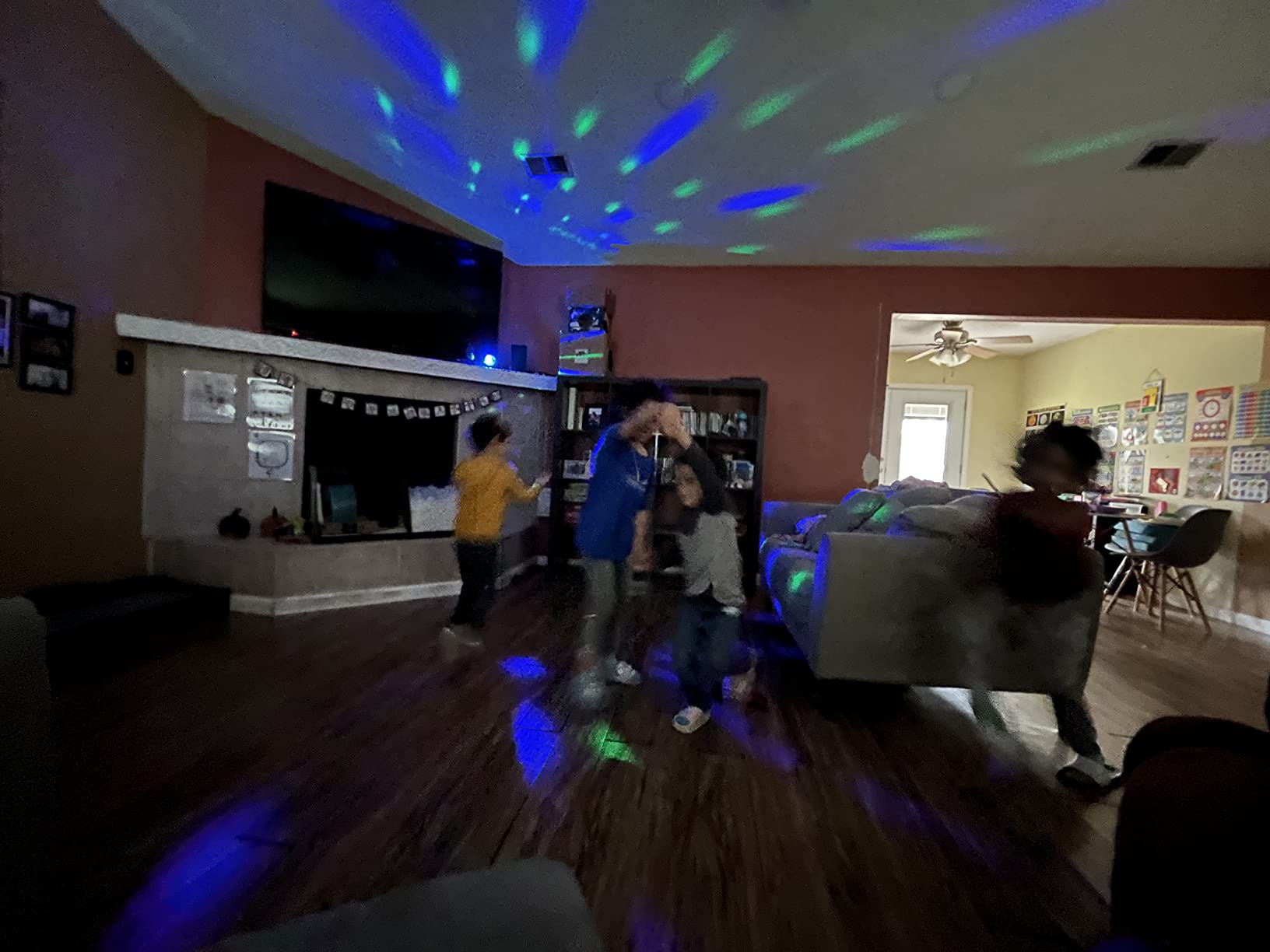 Disco Ball Light, Party Favors & Decorations, USB LED Mini Sound Activated DJ Dance Colourful RGB Strobe Lamp for Home Room Dance Karaoke Xmas Halloween Happy Birthday Wedding Club Show customer photo 2
