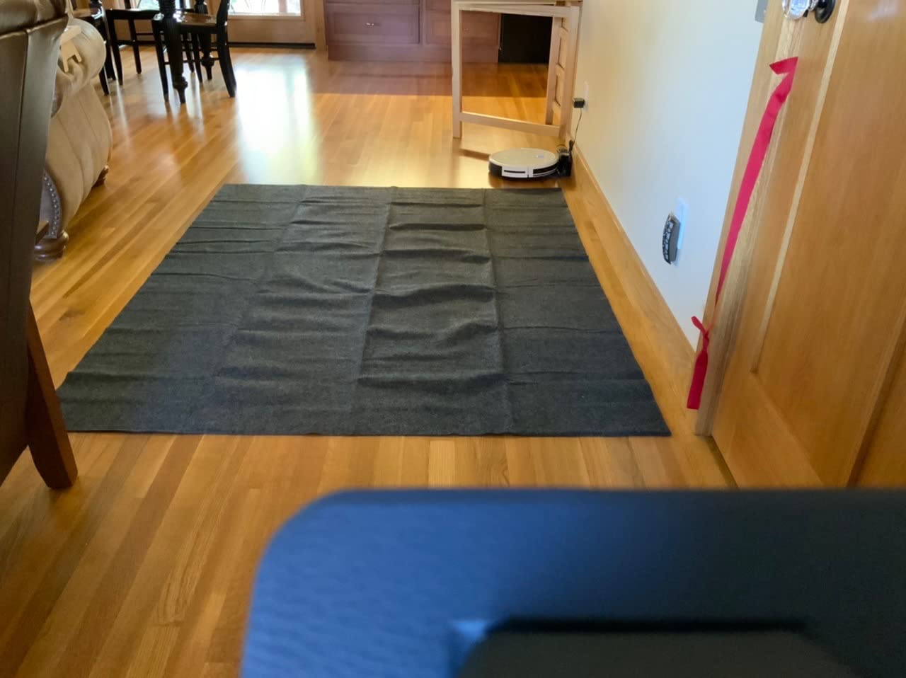 Absorbent Oil Spill Mat, 7.4 x 8.4 Ft, Waterproof Garage Floor Mat for Car customer photo 1