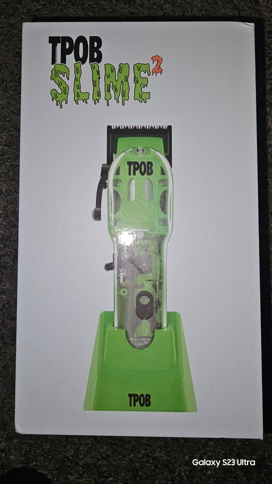 TPOB Slime 2 Barber Hair Clippers for Men 6800 RPM with Matte Green Case and X Fade Blade customer photo 1