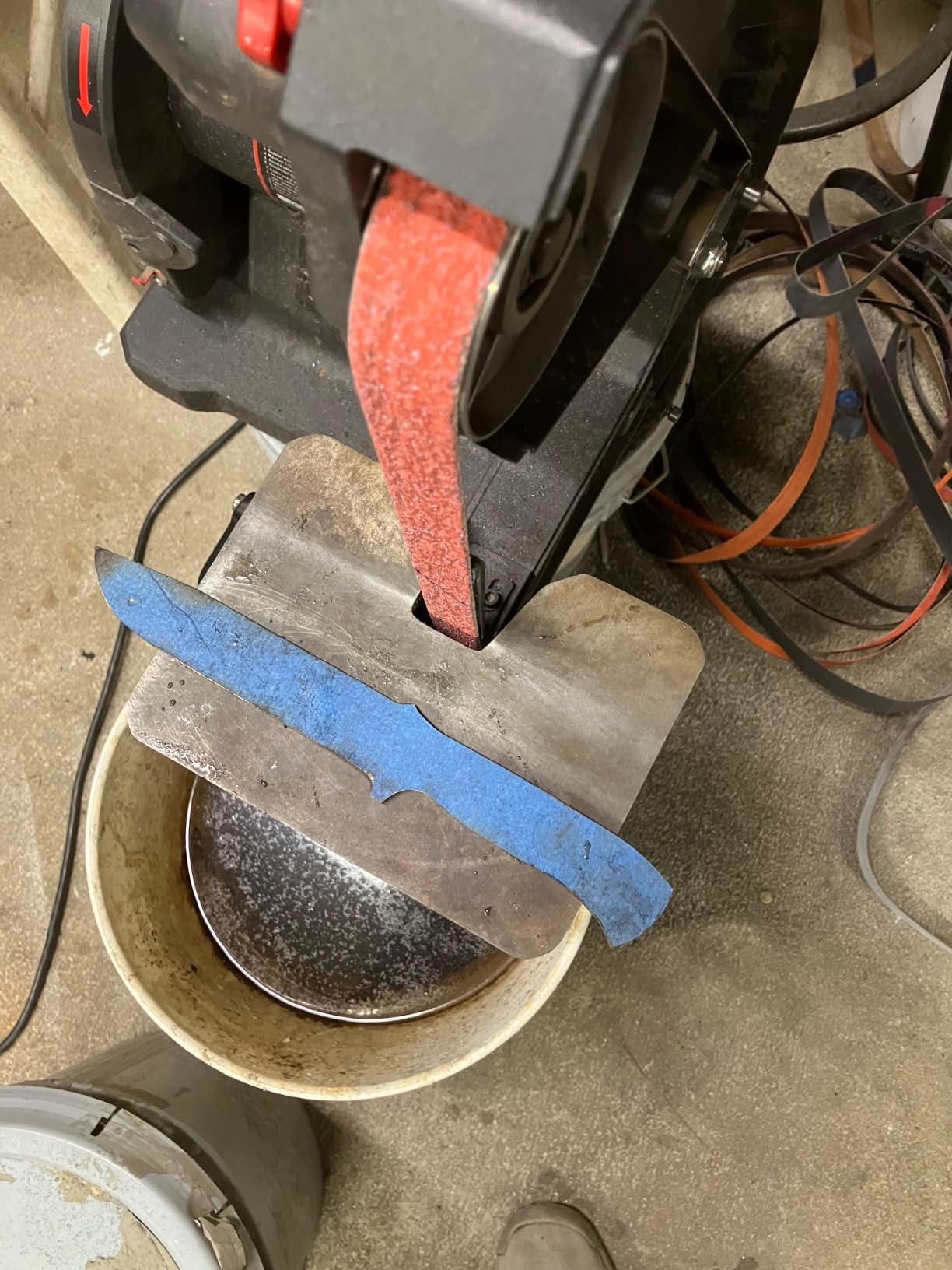 BUCKTOOL Dual Speed Belt Disc Sander for Metal,1x42