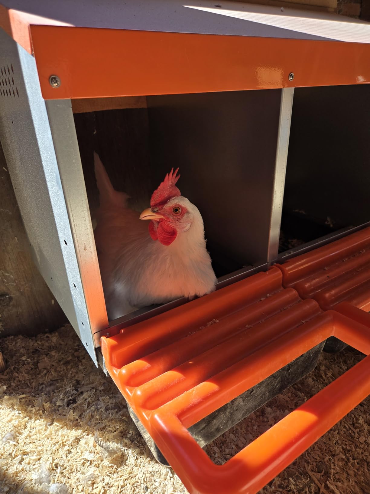 ZenxyHoC Chicken Nesting Box Red 3 Compartments customer photo 1