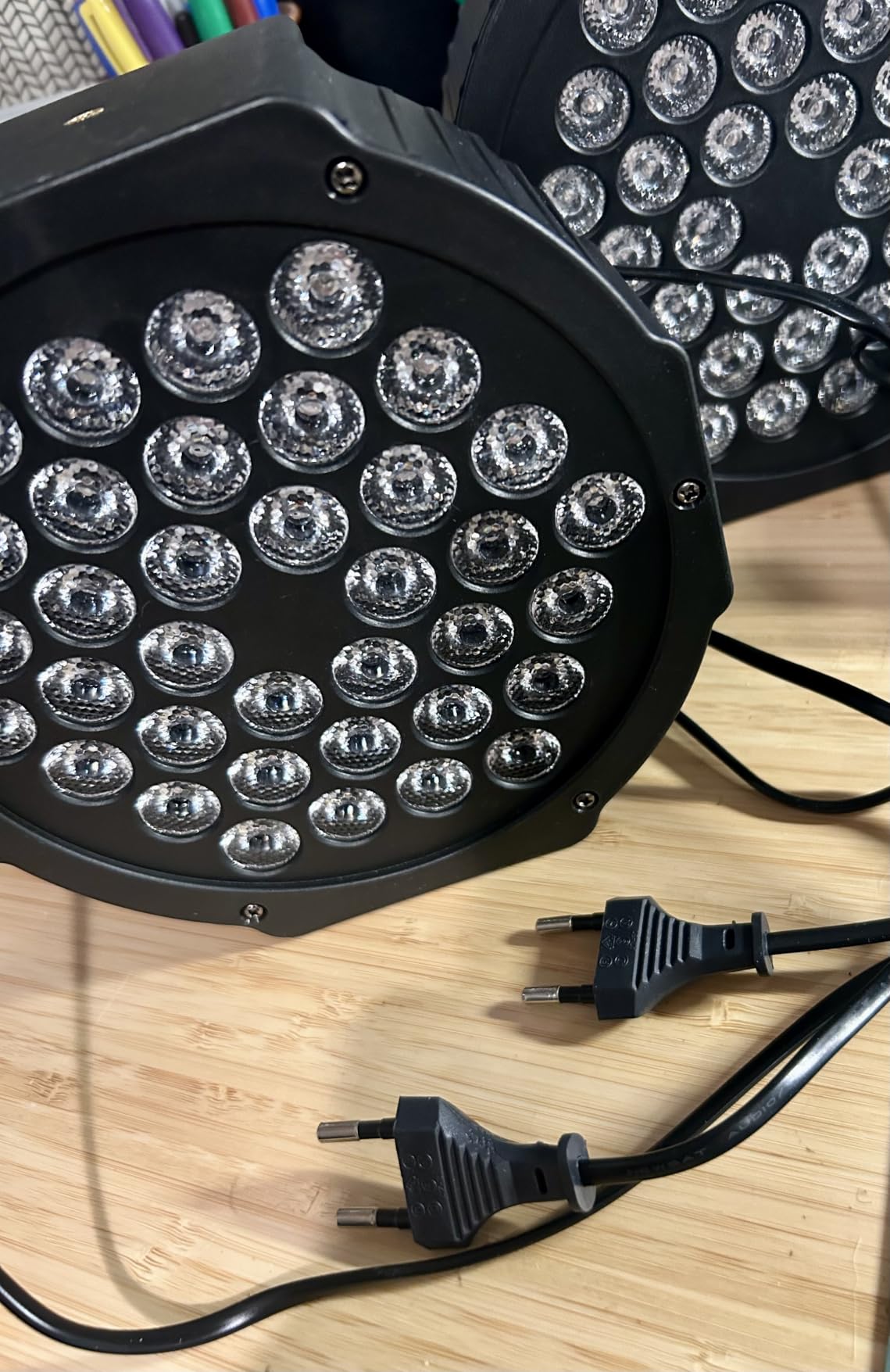 U`King 36 LED RGB Stage Par Lights by Remote DMX Control 2pack customer photo 1