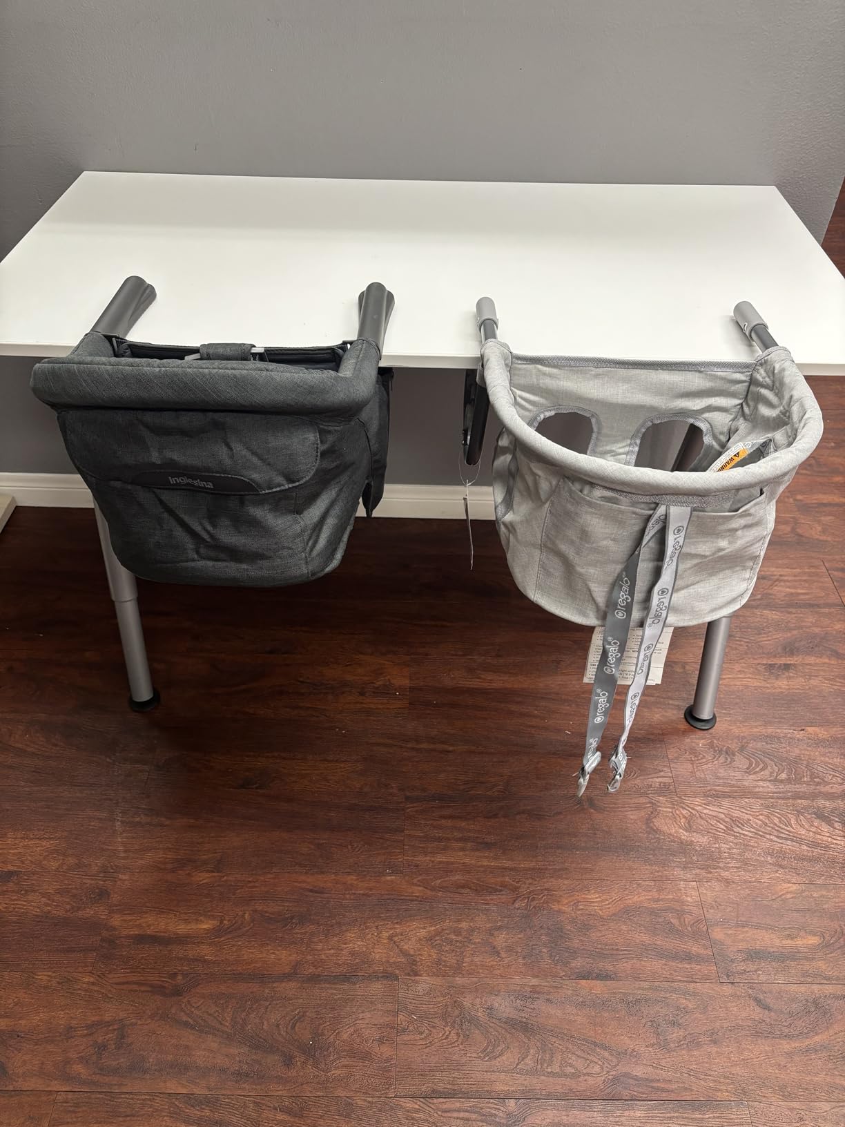 Regalo Easy Dinner Hook-On High Chair, Portable Clip-On Baby High Chair for Table, Foldable Travel High Chair with Storage Pocket, Rubber Grips to Protect Surfaces customer photo 1