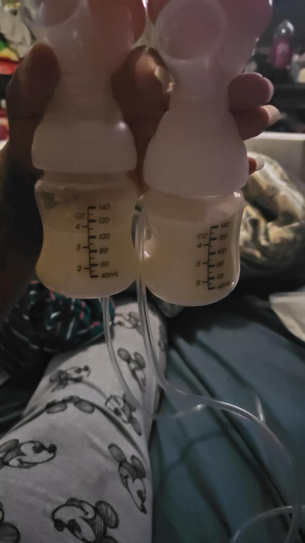 NCVI 8782 Pro Electric Breast Pump 4400mAh Battery with Night Light for Mom customer photo 2