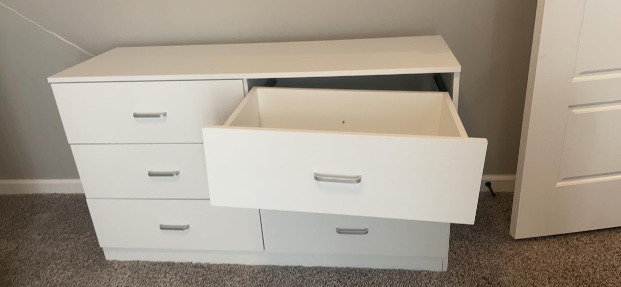 Bigbiglife Dresser for Bedroom, 6 Drawer Double Dresser, Modern Chest of Drawers with Deep Drawers, TV Stand Large Storage Organizer for Living Room, Closet (Light Oak) customer photo 1