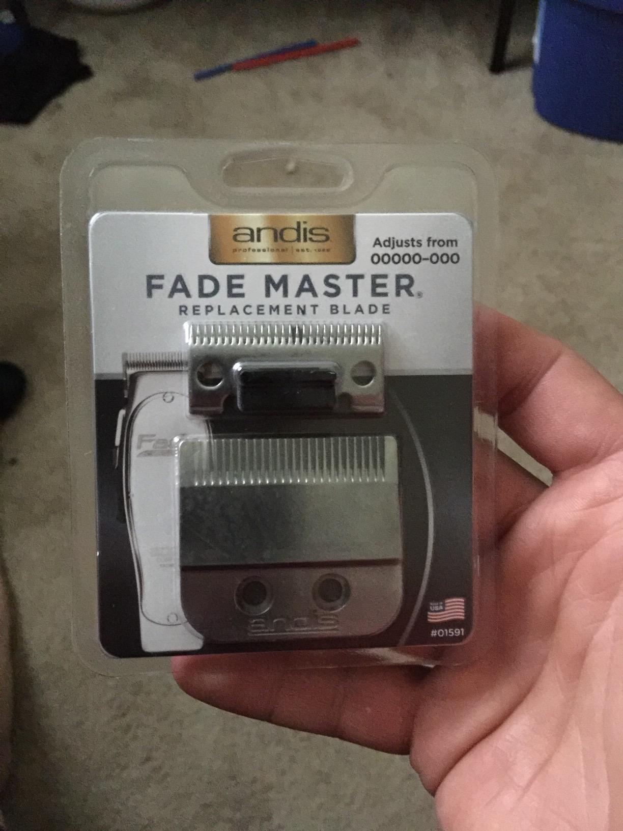 Andis 01815 Master Adjustable Blade Hair Clipper, 14000 SPM, Silver customer photo 1