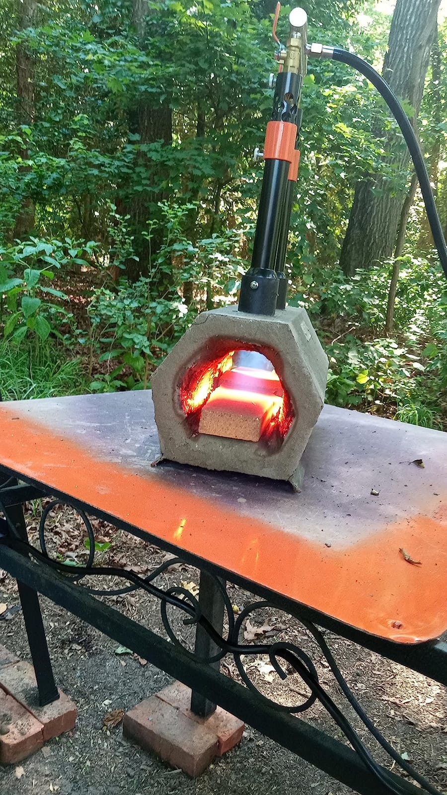 VEVOR Portable Propane Forge, Double Burner Tool and Knife Making, 2600°F customer photo 2