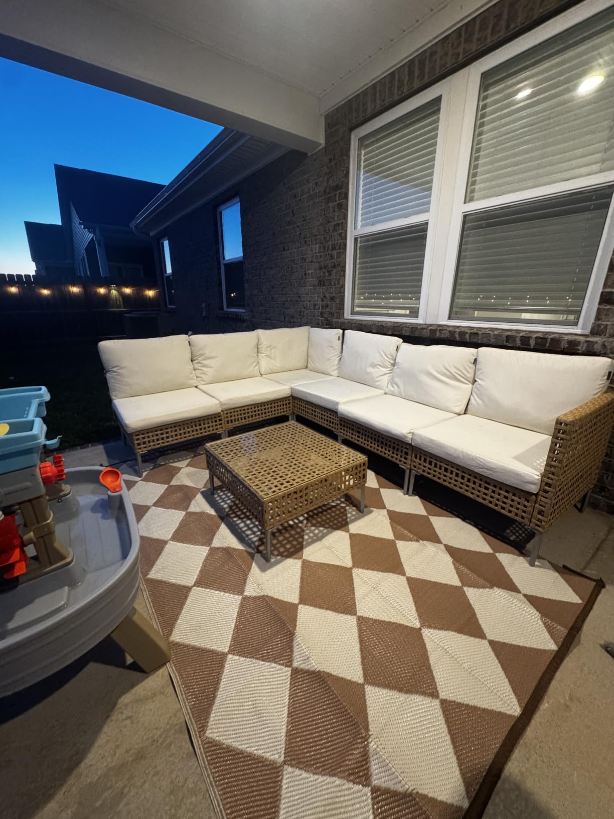 Grand patio 7-Piece Wicker Patio Furniture Set, Outdoor Sectional Sofa customer photo 2