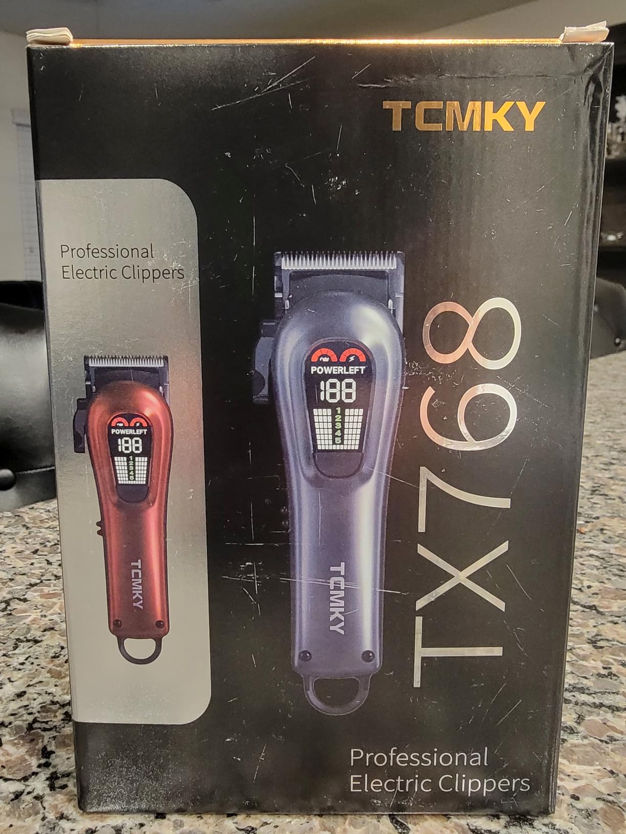 TCMKY Hair Clippers for Men Barber Clippers Rechargeable Hair Trimmer Kit customer photo 2