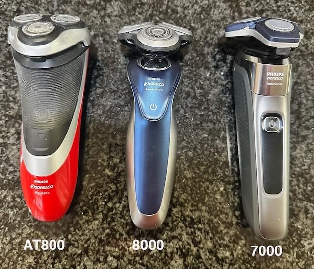 Philips Norelco 7200 Electric Shaver, Dark Chrome | 45 SteelPrecision Blades, SenseIQ Technology, Nano SkinGlide coating, 360° Flexible Heads, Pop-up Trimmer, S7885/85 customer photo 1