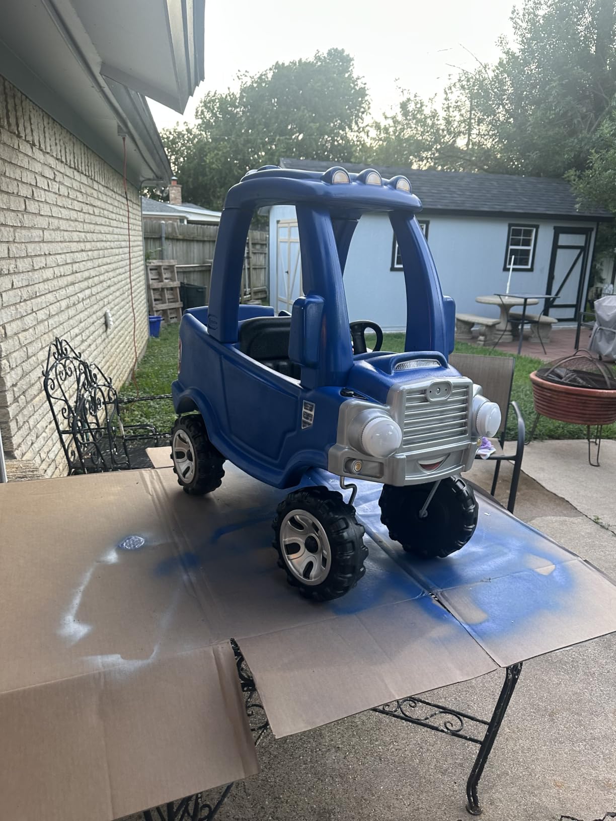 Little Tikes Cozy Truck Ride-On - Black customer photo 2
