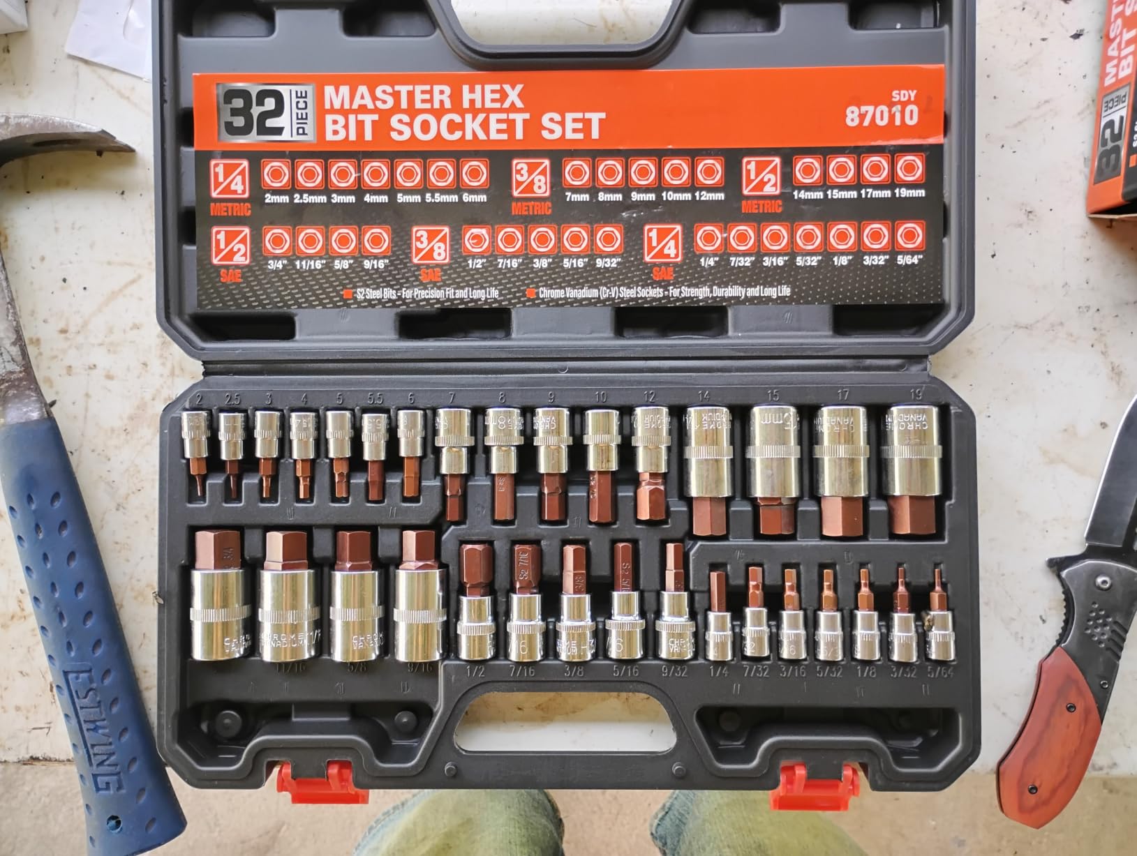 HORUSDY 50-Piece 3/8