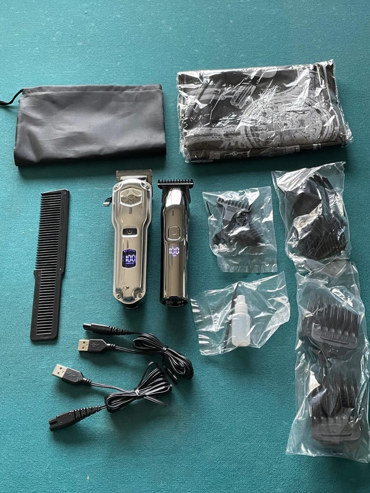 Jack & Rose Clippers and Trimmers Set, Cordless Hair Clippers for Men, Barber Clippers Set customer photo 2